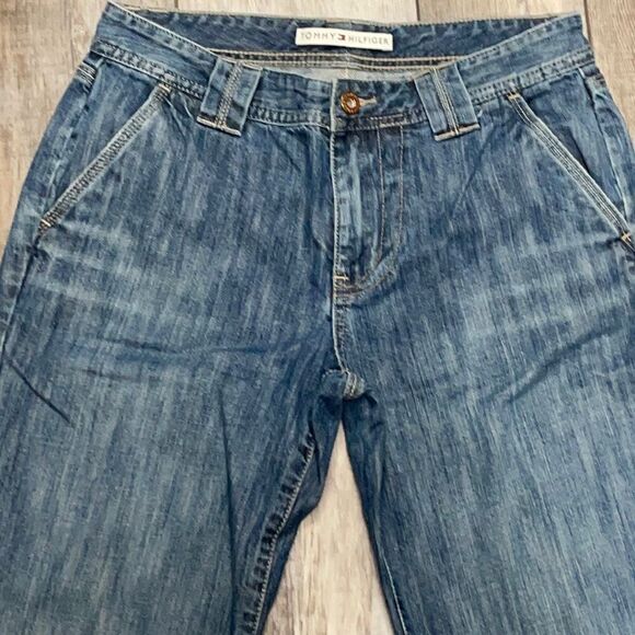 Vintage Tommy Hilfiger Retro Denim Jean Capris Size 4 - Picture 2 of 15